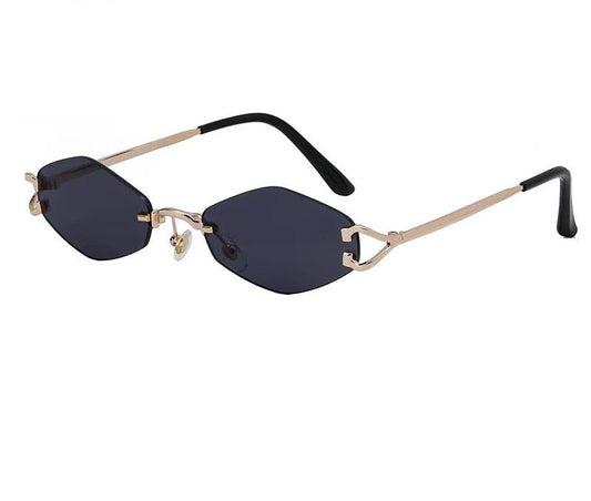 SEVENT Sechseck randlose Sonnenbrille Frauen